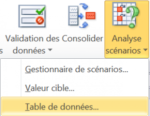 Analyse de scénarios sur Excel formation certifiantes TOSA via CPF