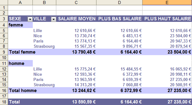 Formation Excel avancée tableaux croisés dynamiques