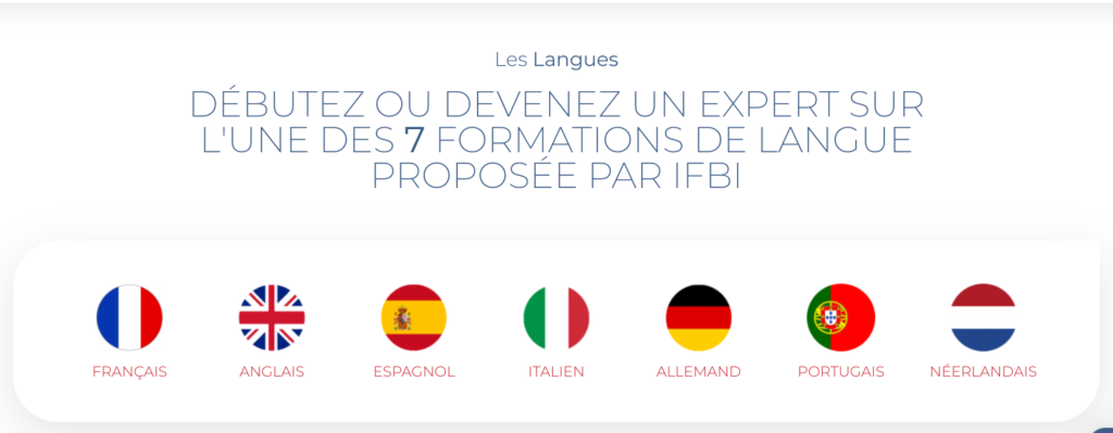 Cours de langues en elearning cpf à distance